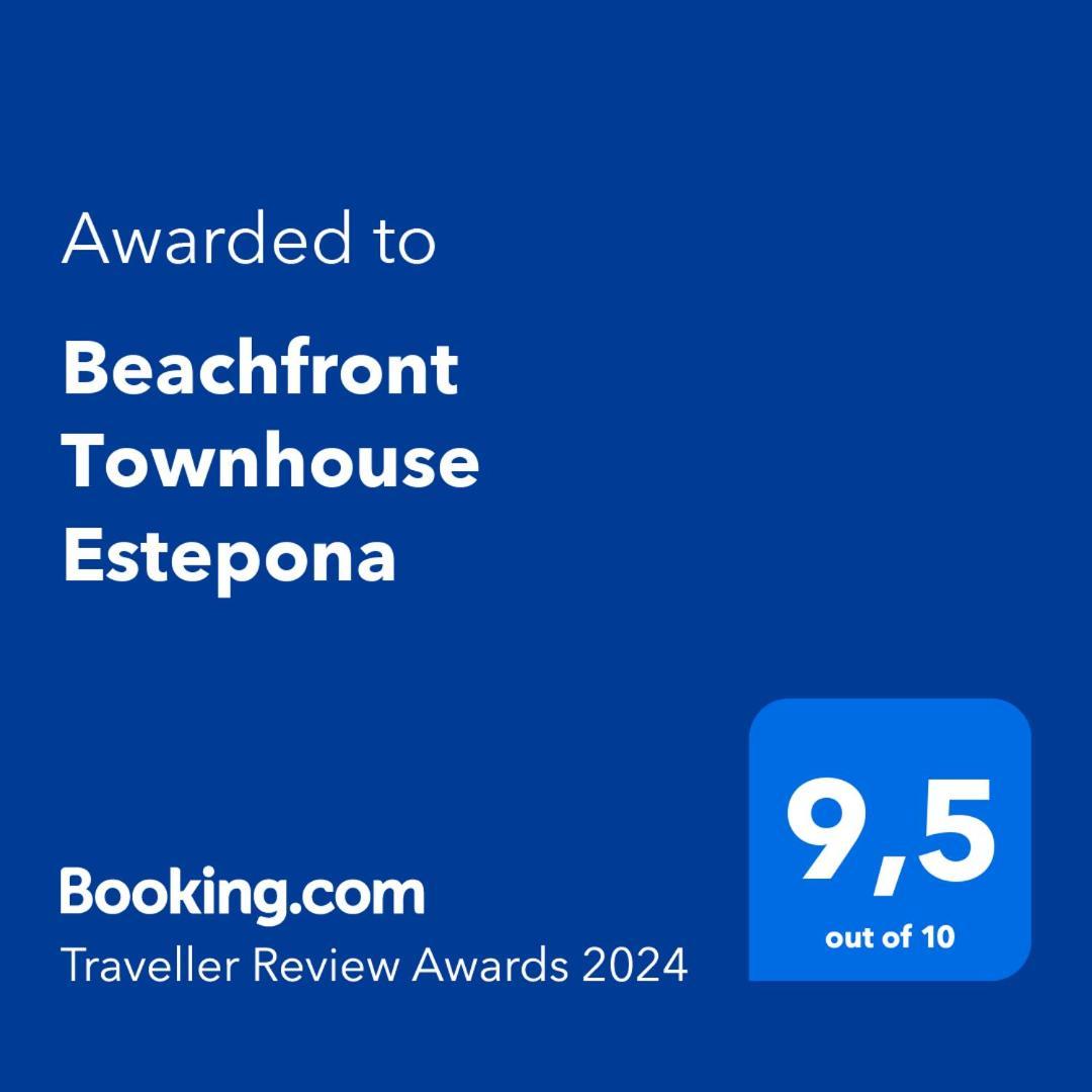 Beachfront Townhouse Estepona Esterno foto